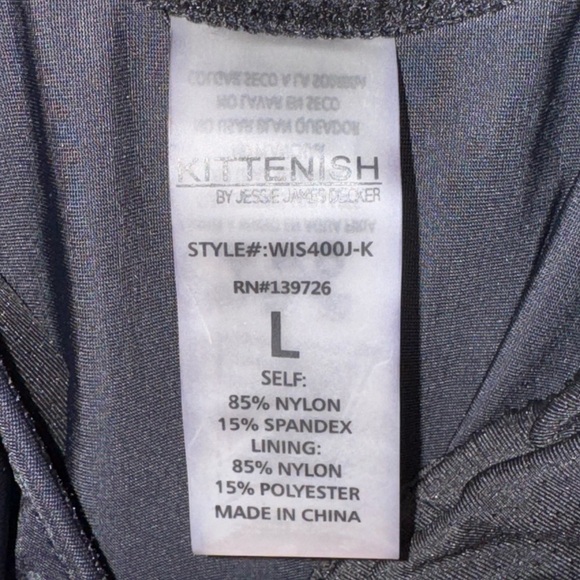 Kittenish One Piece Swimsuit L - Picture 3 of 9